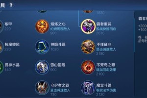 边路铠出装攻略大全（掌握铠的最佳装备，成为无敌边路之王）